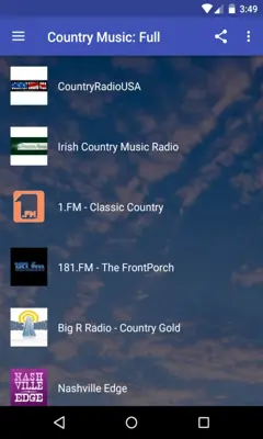 Country Music Full Free android App screenshot 3